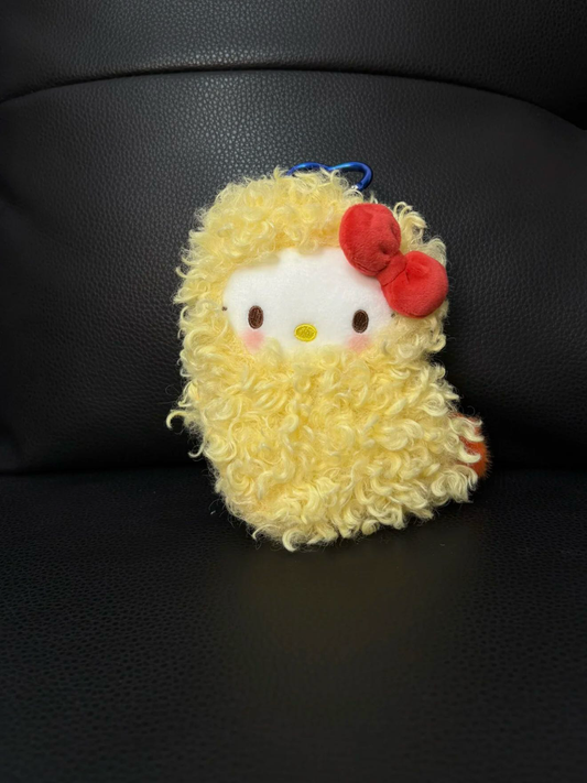 Custom Hello Kitty Fried Shrimp Plush Bag Charm