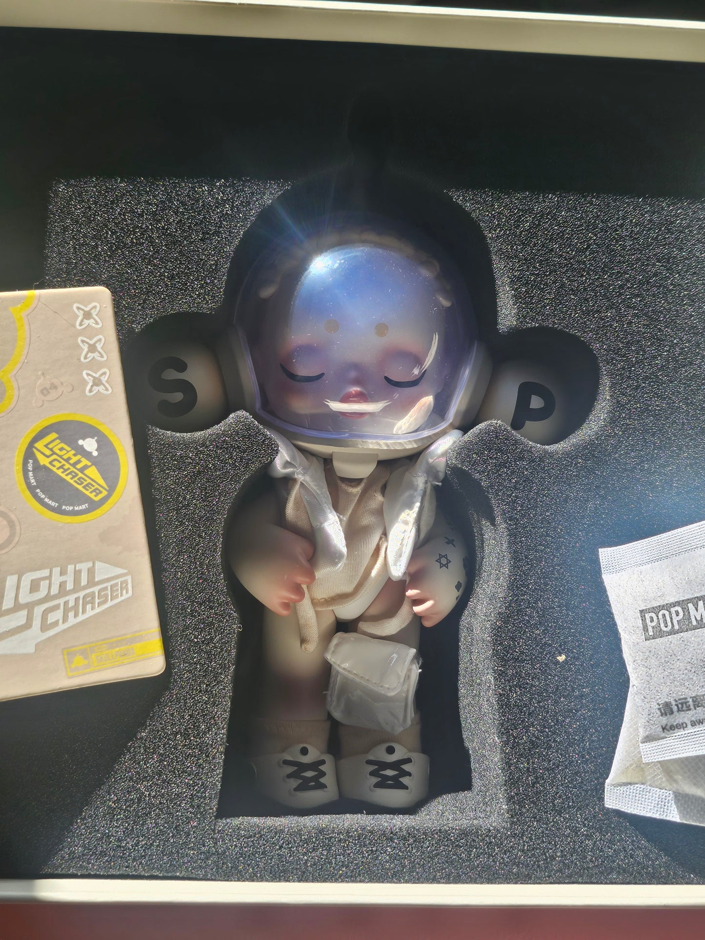 POPMART SKULLPANDA - Ootd Light Chaser Art Toy Figurine Limited Rare Chase Edition Designer Toy Collectible (Resale / Open Box)